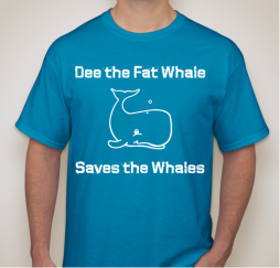 Dee the fat whale shirt